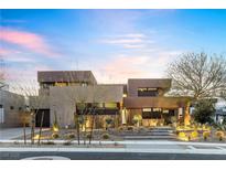 Modern home with desert landscaping and attractive exterior finishes at 1341 Villa Barolo Ave, Henderson, NV 89052