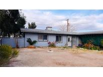 Ranch style home with a spacious yard and mature landscaping at 4130 Balboa Ave, Las Vegas, NV 89121