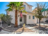 Two story house with attached garage and desert landscaping at 4924 Conglobate St, Las Vegas, NV 89122