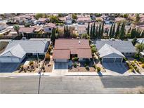 Charming single-Gathering homes nestled in a serene residential neighborhood with lush trees at 5873 Corazon Dr, Las Vegas, NV 89103