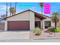 Charming single-story home with a two-car garage and well-kept, desert-style landscaping at 4716 Mountain Valley Rd, Las Vegas, NV 89121