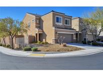 Charming two-story home featuring desert landscaping and an attached two-car garage at 8429 Spirit Vale Ave, Las Vegas, NV 89117