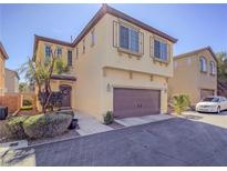 Charming two-story home with desert landscaping, covered entry, and a two-car garage at 9301 Euphoria Rose Ave, Las Vegas, NV 89166