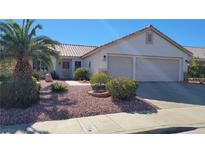 Charming single-story home featuring a low-maintenance yard and attached two-car garage at 1147 Light Sky Ave, Henderson, NV 89074