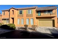 Charming two-story townhome with a private balcony and attached garage at 3601 Pinnate Dr, Las Vegas, NV 89147