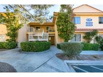Charming two-story condo with well-maintained landscaping and private balconies at 2851 S Valley View Blvd # 1161, Las Vegas, NV 89102