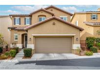 Charming two-story home featuring a spacious two-car garage and low-maintenance landscaping at 10805 Knickerbocker Ave, Las Vegas, NV 89166