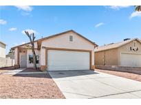 Charming single-story home with low-maintenance landscaping and a two-car garage at , Las Vegas, NV 89108