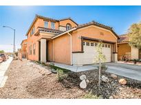 Charming two-story home with a well-maintained front yard and a two-car garage at 4817 Eureka Diamond Ct, Las Vegas, NV 89139