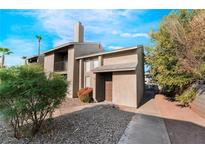 Inviting two-story home with a private front entrance and desert landscaping at 539 Sellers Pl, Henderson, NV 89011