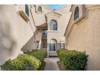 Inviting front entrance with well-maintained landscaping and exterior architecture at 2251 Wigwam Pkwy # 923, Henderson, NV 89074