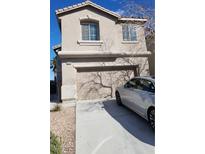 Charming home featuring an attached two car garage and well-maintained landscaping at 10524 Congaree St, Las Vegas, NV 89141