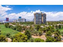 Enjoy a panoramic view of the Las Vegas skyline and golf course from this stunning high-rise residence at 3111 Bel Air Dr # 22B, Las Vegas, NV 89109