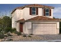 Charming two-story home featuring a neutral color palette, well-maintained landscaping and a two-car garage at 9135 Eagle Ford St, Las Vegas, NV 89113