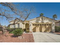 Charming single-story home with mature landscaping and a two-car garage in a well-kept neighborhood at 4956 Momenti St, Las Vegas, NV 89135