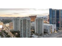 Panoramic view of luxury high-rise condos with Las Vegas strip and mountain views at 2777 Paradise Rd # 1801, Las Vegas, NV 89109