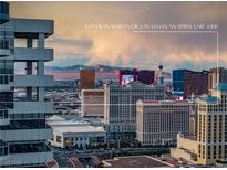Panoramic daytime view of the Las Vegas strip from the condo at 4471 Dean Martin Dr at 4471 Dean Martin Dr # 4308, Las Vegas, NV 89103