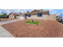 Charming single-story home featuring desert landscaping for low maintenance and curb appeal at 4786 San Rafael Ave, Las Vegas, NV 89120