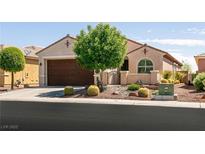 Charming single-story home with desert landscaping, covered entrance and two car garage at 8180 Loma Del Ray St, Las Vegas, NV 89131