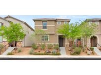 Charming two-story home with desert landscaping, inviting entrance, and neutral color palette at 3049 Historic Horizon Ave, Henderson, NV 89044
