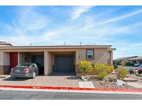 Charming single-story home with a well-maintained front yard and a convenient two-car garage at 2685 Crystal Blue St, Laughlin, NV 89029