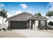 Charming single-story home featuring a two-car garage, neutral stucco, and low-maintenance landscaping at 4400 Cave Lake Ave, North Las Vegas, NV 89032