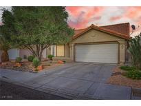 Charming single-story home with a well-maintained yard and a two-car garage at 314 Abbington St, Henderson, NV 89074