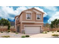 Charming two-story home with a two car garage and low maintenance desert landscaping at 1034 Ferodale Ave, North Las Vegas, NV 89084