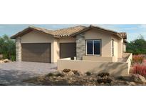 Charming single-story home featuring a two-car garage and beautifully landscaped front yard at 244 Paraggi Bay Dr, Henderson, NV 89011