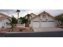 Charming single-story home featuring a two-car garage and well-maintained landscaping at 8052 Marbella Cir, Las Vegas, NV 89128