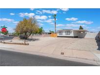 Street-view shows a single-story home featuring a spacious driveway and desert landscaping at 4848 Fuentes Cir, Las Vegas, NV 89121