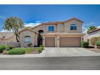Charming two-story home with a three car garage and well maintained landscaping at 5405 Ireland St, Las Vegas, NV 89149
