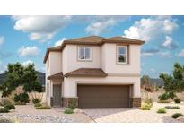 Charming two-story home featuring a two-car garage, desert landscaping, and a beautiful neutral color palette at 1014 Smiths Island Ave, North Las Vegas, NV 89084