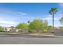 Charming single-story home with lush landscaping and mature trees in a well-maintained neighborhood at 2309 Tedesca Dr, Henderson, NV 89052