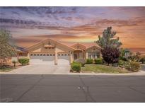 Charming single-story home featuring a three-car garage and well-maintained landscaping at 3882 Genoa Dr, Las Vegas, NV 89141