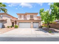 Charming two-story home with a three-car garage and desert landscaping at 3786 Port Ritchey St, Las Vegas, NV 89147