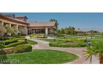 Stunning clubhouse with well-manicured landscaping and inviting outdoor spaces at 2158 Alyssa Jade Dr, Henderson, NV 89052