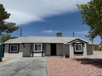 Charming single-story home featuring updated windows, fresh paint, and low maintenance landscaping at 1829 E Saint Louis Ave, Las Vegas, NV 89104