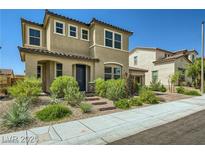 Charming two-story home with a well-manicured front yard at 10271 Bark Pine Ct, Las Vegas, NV 89166