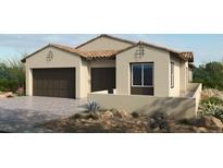Beautiful single-story home with desert landscaping, multi-car garage, and terracotta roof at 226 Piazzetta Dr, Henderson, NV 89011