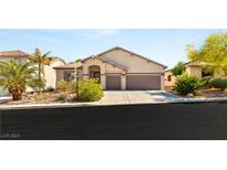 Charming one-story home featuring a two-car garage and desert landscaping at 8317 Fritzen Ave, Las Vegas, NV 89131