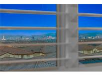 Breathtaking Las Vegas city view through the window, showcasing the skyline and distant mountains at 4576 Amazing View St, Las Vegas, NV 89129