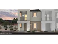 Charming two-story home with a modern design and well-maintained landscaping at 5777 Crenellated St # Lot 56, Las Vegas, NV 89148