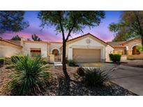 Charming single-story home with desert landscaping, two car garage and beautiful curb appeal at 1904 Bellview St, Las Vegas, NV 89134