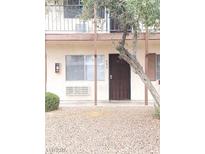 The unit's front entryway features a security door and easy access to a front-facing window at 4955 Jeffreys St # 403, Las Vegas, NV 89119
