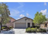 Charming single-story home features a two-car garage and well-manicured landscaping at 10791 Silver Lace Ln, Las Vegas, NV 89135