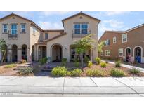 Charming two-story home with well-manicured landscaping and inviting curb appeal in a desirable neighborhood at 3221 Pergusa Dr, Henderson, NV 89044