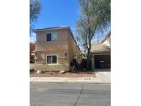 Charming two-story home features a low maintenance front yard and guest parking at 5280 Shreve Ave, Las Vegas, NV 89156
