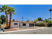 Charming single story home with desert landscaping and a two car garage at 3386 El Camino Real, Las Vegas, NV 89121