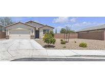 Inviting single-story home featuring a two-car garage and low-maintenance desert landscaping at 4544 Velvet Oak Ct, Las Vegas, NV 89115